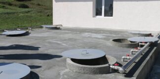 Un sistem nou de canalizare a fost construit într-un sat din raionul Ialoveni