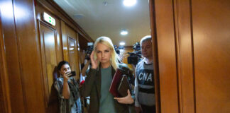 Deputata Marina Tauber a rămas fără imunitate parlamentară și a fost reținută pentru 72 de ore