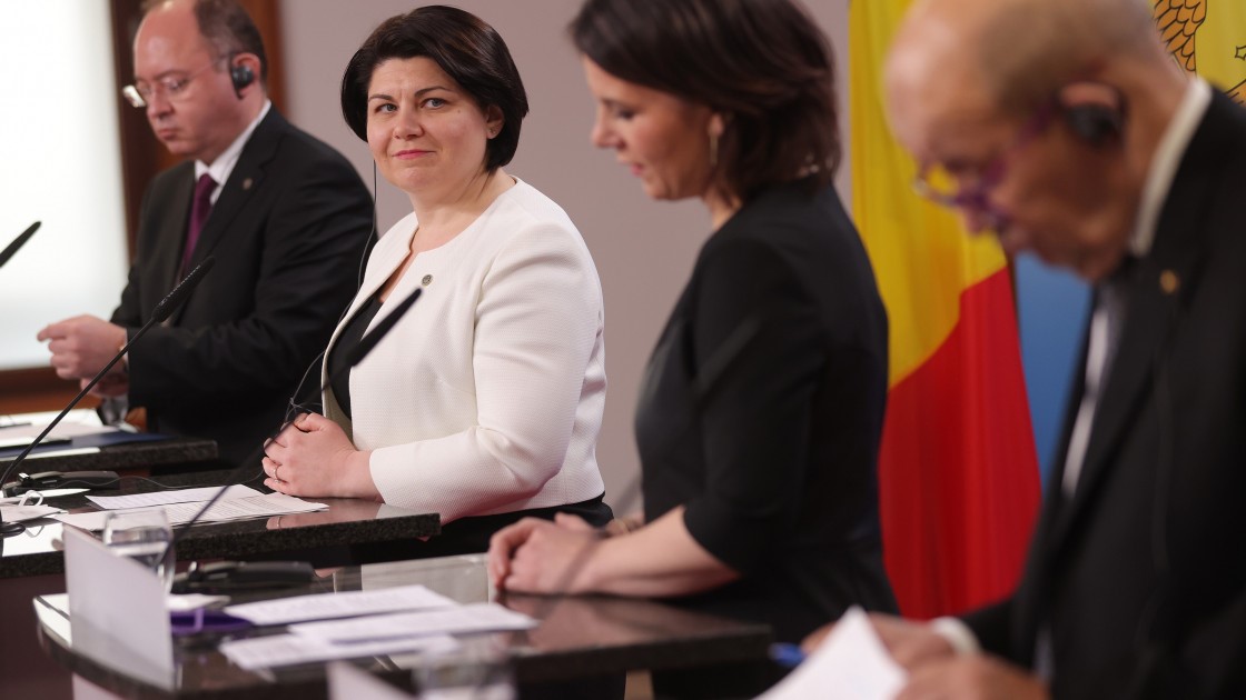 Aprilie 2022. Conferința de la Berlin (foto: Digi24