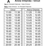 troleibuz arena chisinau-grafic